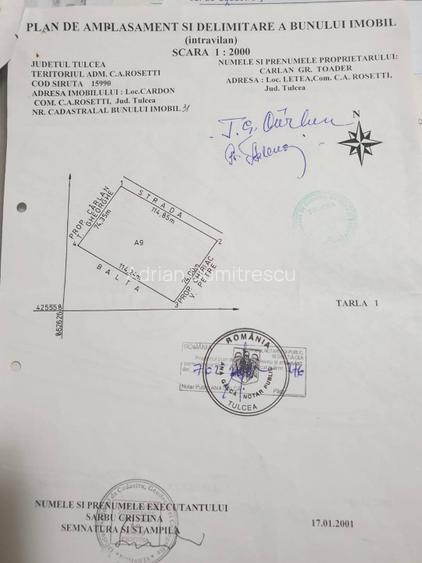 Teren intravilan in Delta Dunarii, C.A. Rosetti - Cardon - 3