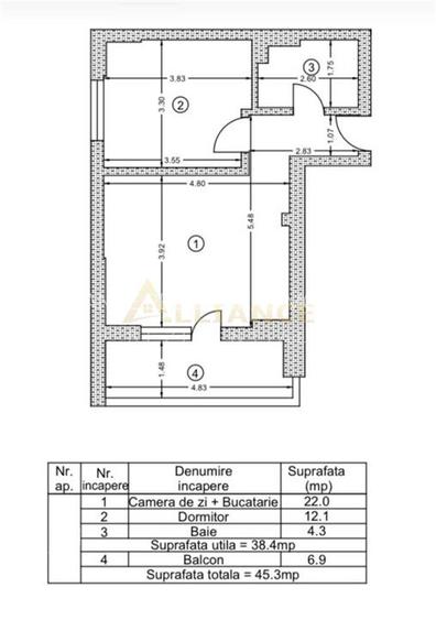 STUDIO - 5 MINUTE METROU BERCENI - 9