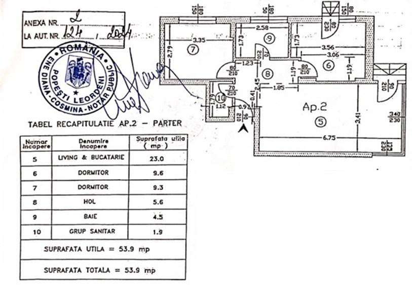 3 camere, 2 bai, Curte proprie 80mp, 2 locuri de parcare - 1