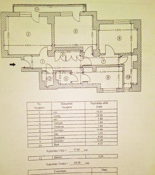 OFERTA RARA:  Vanzare Apartament 3 Camere Metrou Unirii, Vedere Fantana Mare - 11