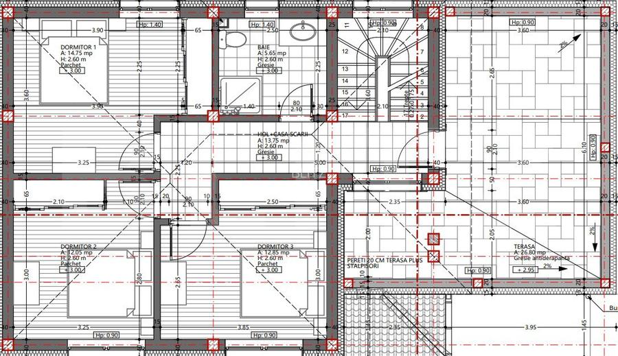 Casa de vanzare 4 camere 145 mp utili. Feleacu - 11