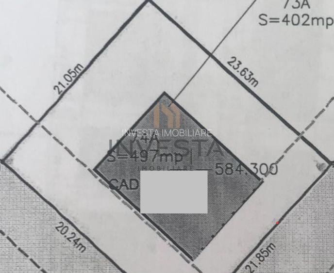 Teren pentru duplex/Cartier Borhanci - 1