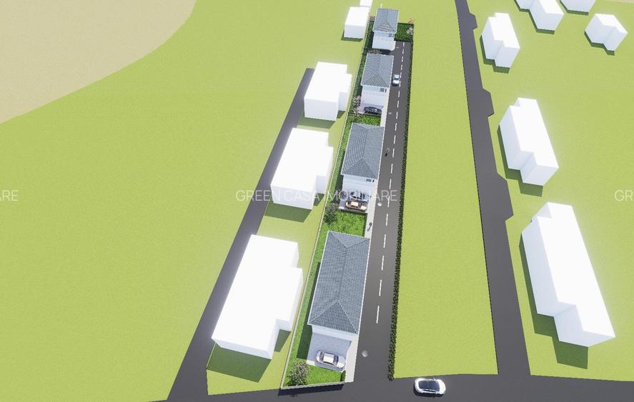 Teren 1500 mp, 3 parcele cu AC pentru case individuale, Florești - 12