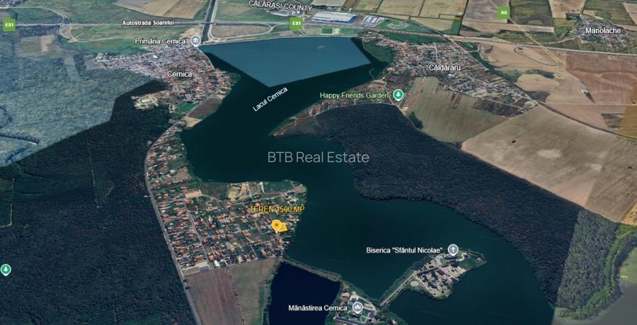 De Vanzare Teren Cernica Strada Luceafarului Zona Lac Padure 1500 MP FS 30 M - 3
