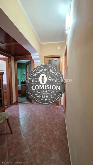 Apartament cu 3 camere, etaj 4, mobilat, VASLUI zona CENTRU - BIG; - 13