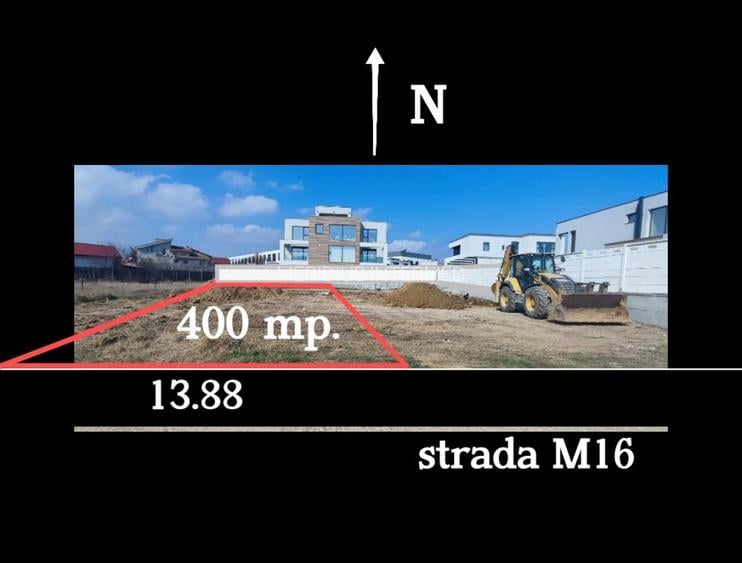Exclusivitate Vânzare Teren 400 mp. utilități la strada - 5
