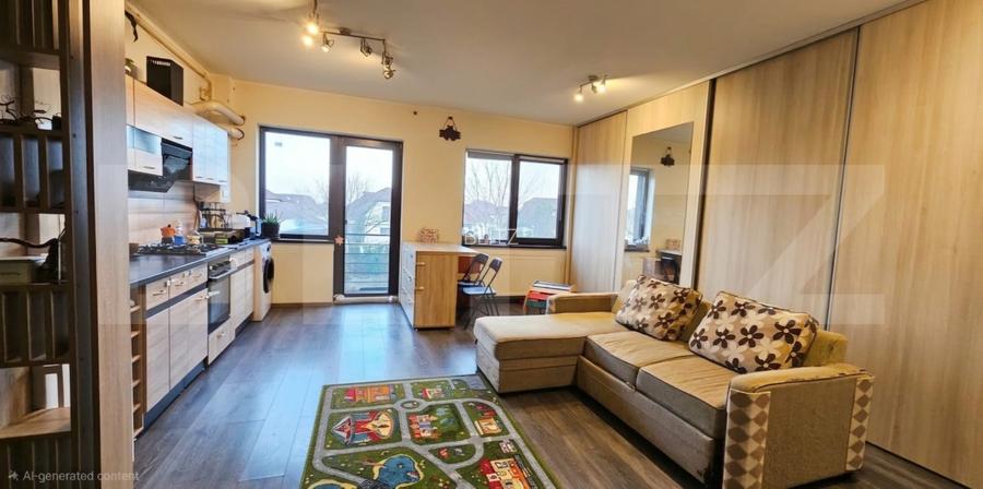 Apartament cu 2 camere, tip studio, modern, în zona Stupini - comision 0% - 4