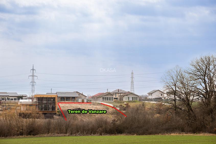 Balotești – teren intravilan cu priveliște superbă, 500–1200 mp, Comision 0% - 18