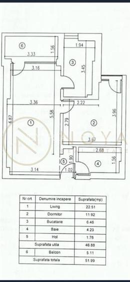 Vanzare apartament cu 2 camere Barbu Vacarescu - 11