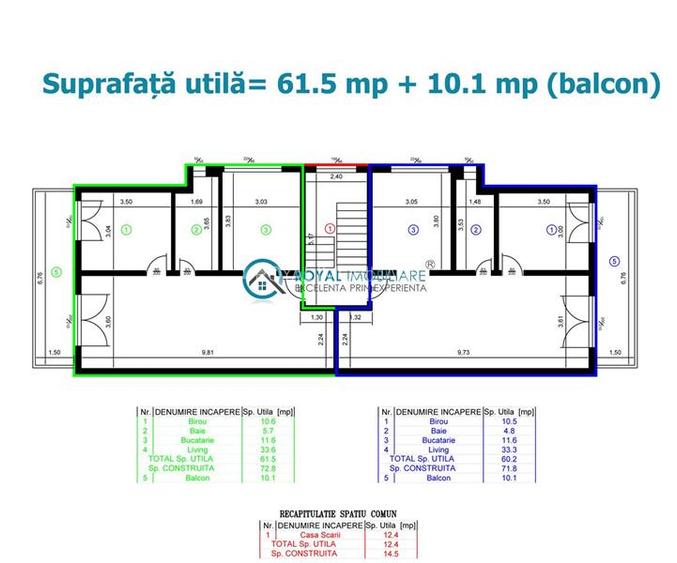 Royal Imobiliare-Vanzare Apartament 2 Camere Zona Albert - 15