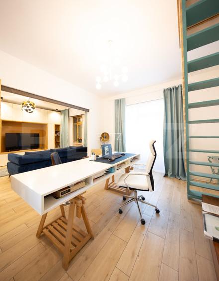 Apartament cu personalitate, tavan inalt si terasa – zona Scala Center - 3