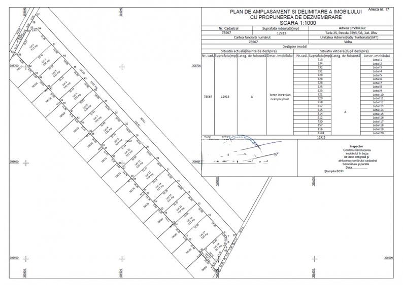 Teren in Rate Intravilan Berceni Manastire | curent gaz sosea | #LG10 - 2