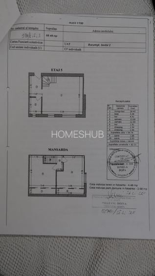 Duplex modern | 3 camere | 68,78 mp utili | Maior Vasile Băcilă | Etaj 4+M - 9