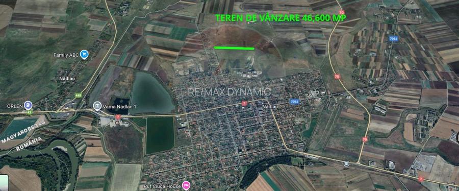 Teren cu potențial de vânzare 46,600mp lângă intravilan, în Nadlac - 3