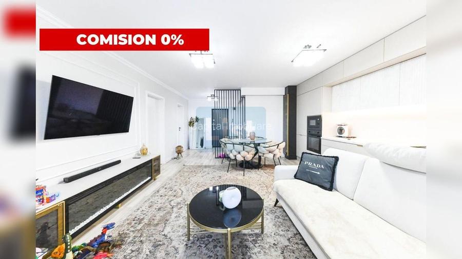 C0MISION 0! 2 camere 59mp, terasa 15mp, etaj 1/8, parcare, imobil 2019 - 2