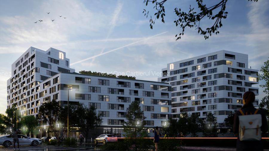 Apartament central  2 camere - Cartierul Vienez - dezvoltator Nord One - 4