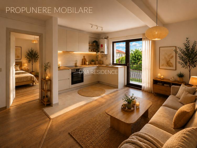 2 Camere + Grădină 35mp | Parcare inclusa | Încălzire în Pardoseală - 2