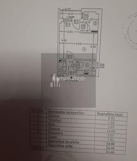 Garsoniera mobilata si utilata - Metrou Costin Georgian 10 min - 12