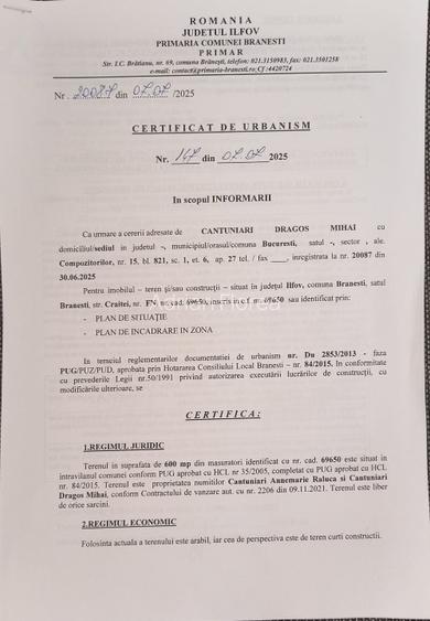 600mp Branesti  si   695mp Corbeanca/Ostratu. Acceptam si variante de schimb!  - 6