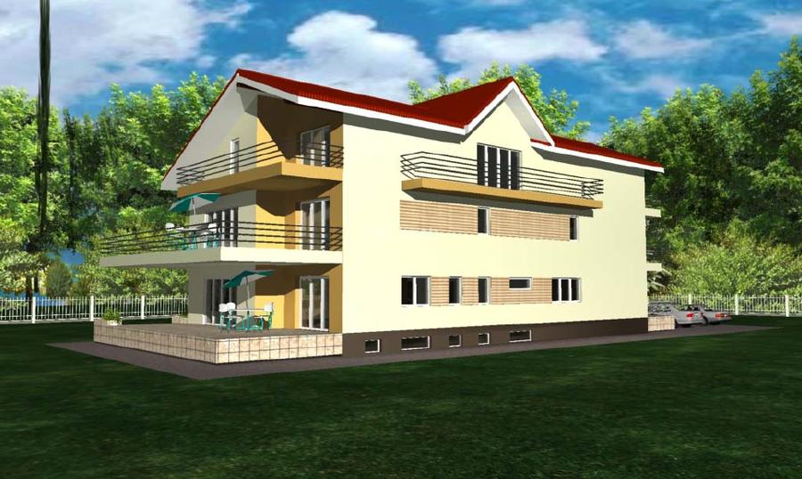 Vila Individuala S+P+1+M cu Teren 1000mp langa Padure - Balotesti - 5