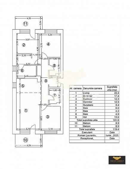Apartament 4 camere Aviației | Loc de parcare - 9