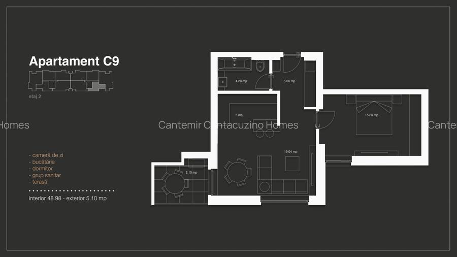 5 Apartamente noi cu 2 camere in proiectul www.cchomes.ro Iancu Nicolae/Pipera - 8