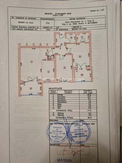 Apartament 3 camere + boxa depozitare - CD4E - Aleea Fizicienilor - 2
