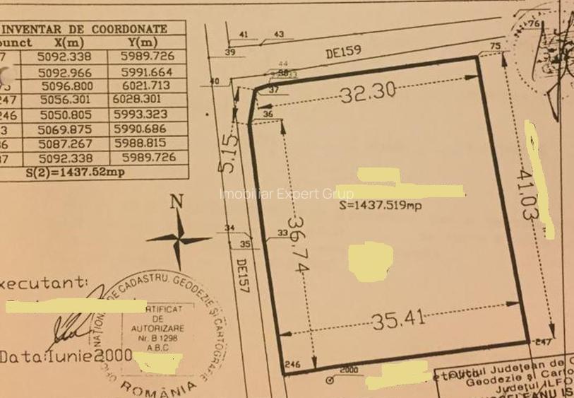 Corbeanca Tamas in localitate 1437 mp desch la 2 strazi utilitati - 2