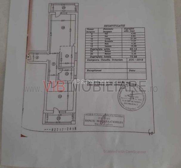 Apartament 2 camere Sisesti - dec- etaj 1/3 - mobilat si utilat lux - 16
