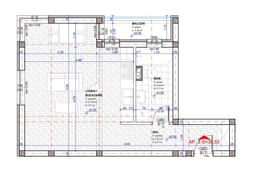 Comision 0-Dezvoltator vinde 1 camera/studio-72.500euro, TVA si parcare inclusa! - 1