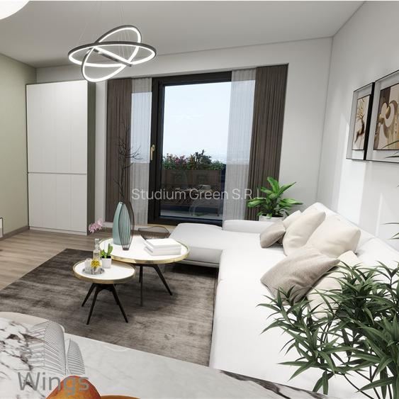 Apartament premium 3 camere în Wings – 94,02 mp + terase panoramice de 74,1 mp - 5