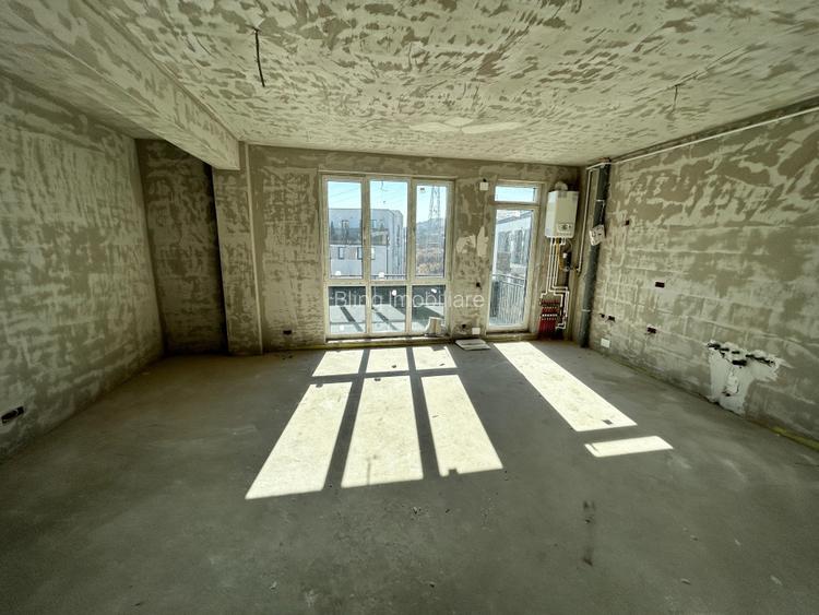 Apartament de 2 camere 57,54 mp, balcon 5,25 mp, zona VIVO cu CF  - 3