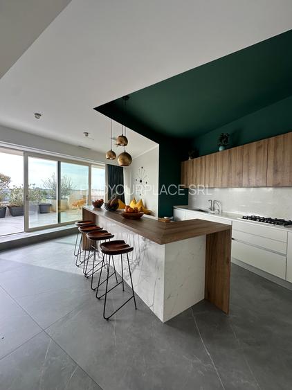 Penthouse pe 2 etaje  lângă  Herastrau,2 terase,2locuri de parcare - 25