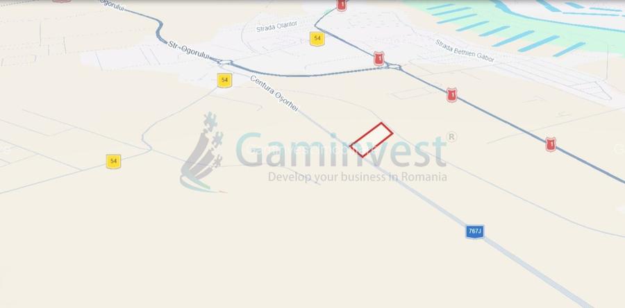 Teren intravilan de vanzare in Oradea, zona Ogorului, Centura Osorhei - 2