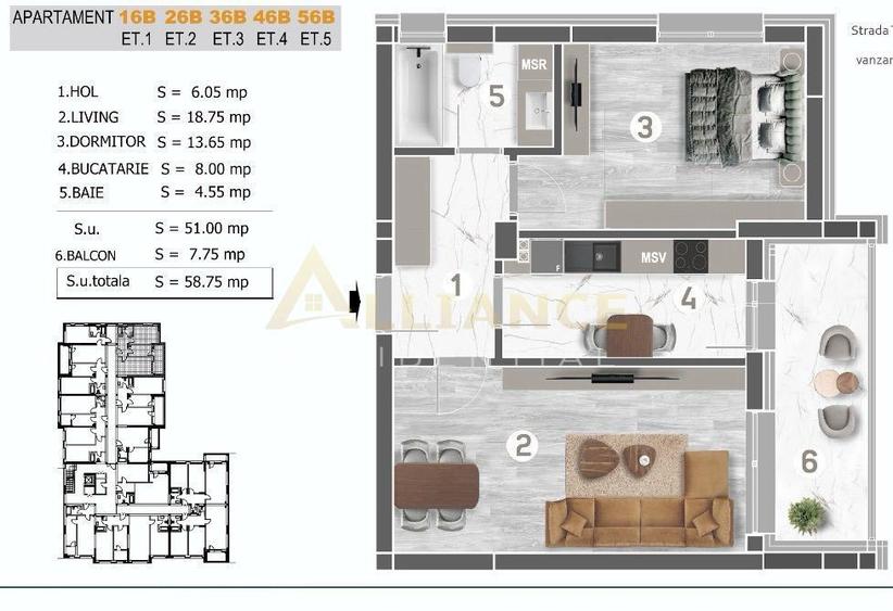 Apartament 2 camere Grand Arena Sector 4