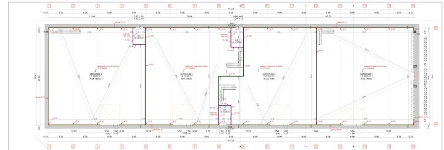 Hală de vânzare Pantelimon Ilfov | 600 mp P+1 | Depozit cu birou I | Acces A0 - 7