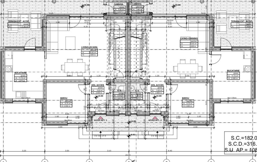 Duplex cu 4 camere si 3 bai - 480 mp teren - Cartier Serena 1 Mosnita  - 3