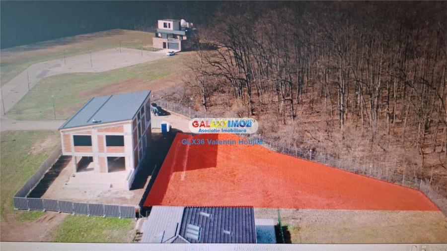 Vanzare teren 1290 mp cu proiect Balotesti Dumbrava Vlasiei padure - 3
