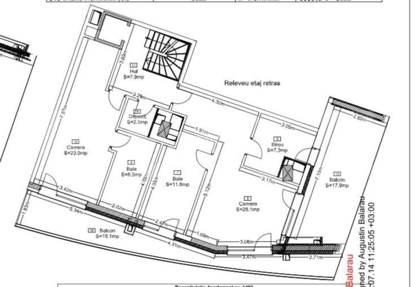 Penthouse 4 camere ,193 mp, Ansamblu Rezidential, Zorilor - 6