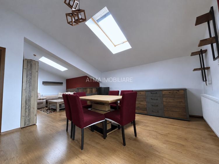 PENTHOUSE MANSARDAT, TERASĂ VEDERE PANORAMICĂ, 122 MP, LOC PARCARE, SECTOR 4 - 2