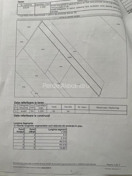 Teren de vânzare 2300 mp în Vâlcele (Cluj) – intravilan - 2