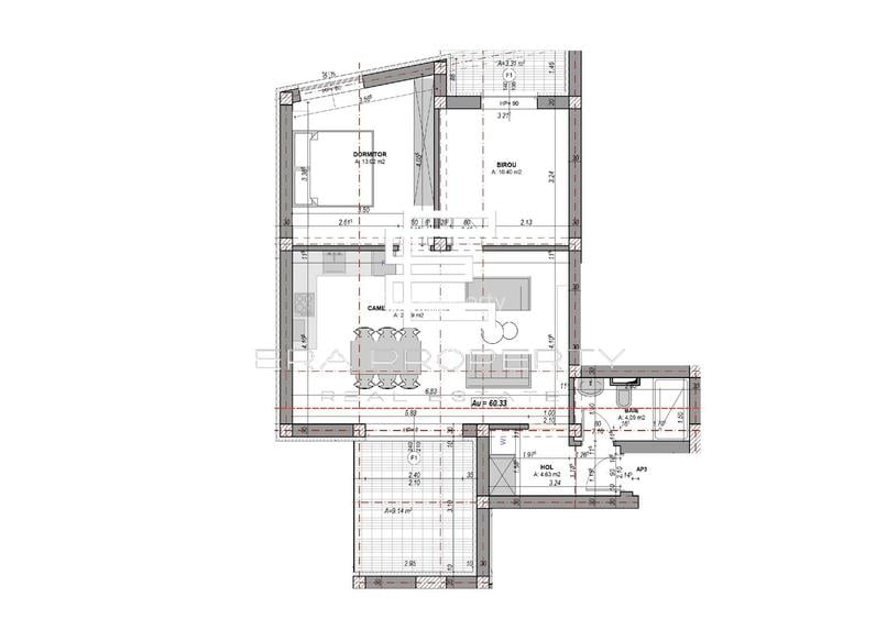 Apartament 3 camere 60 mp, zona Industrial Vest – Sibiu - 1