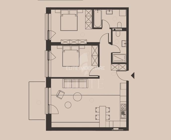 Apartament 3 camere în zona PIATA MIHAI VITEAZUL - 3