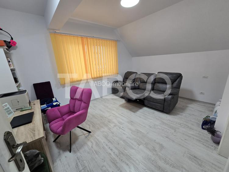 Casa individuala de vanzare teren 852 mp 5 camere 2 bai Selimbar Sibiu - 21