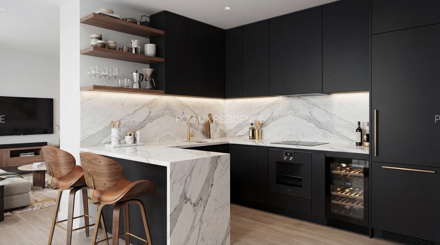 Studio 44 mp cu dormitor separat | viitor metrou |ansamblu privat - 4