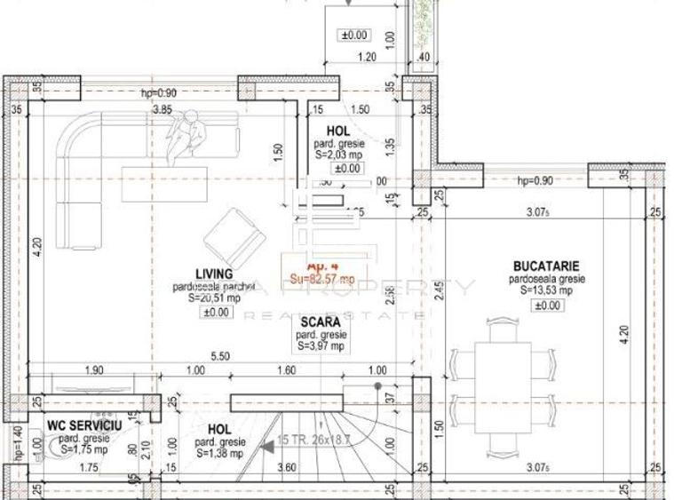 Casă modernă tip quadruplex, 83 mp utili,  curte 170 mp – Cartierul Arhitectilor - 1