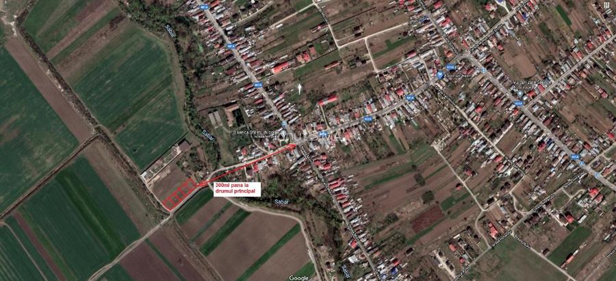 Teren 1700 mp de închiriat Clinceni Bragadiru acces camioane A0 container - 3