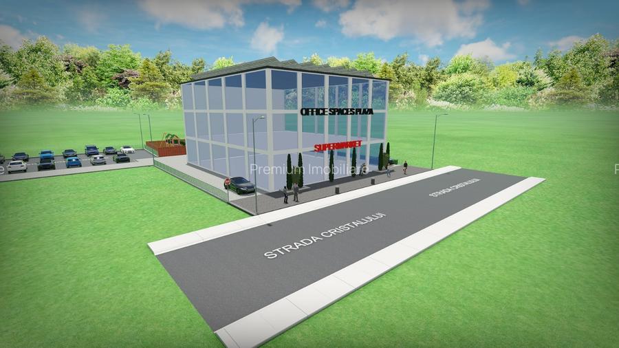 Teren intravilan, 1100 mp, acces stradal, posibilitate constructie clinica - 2