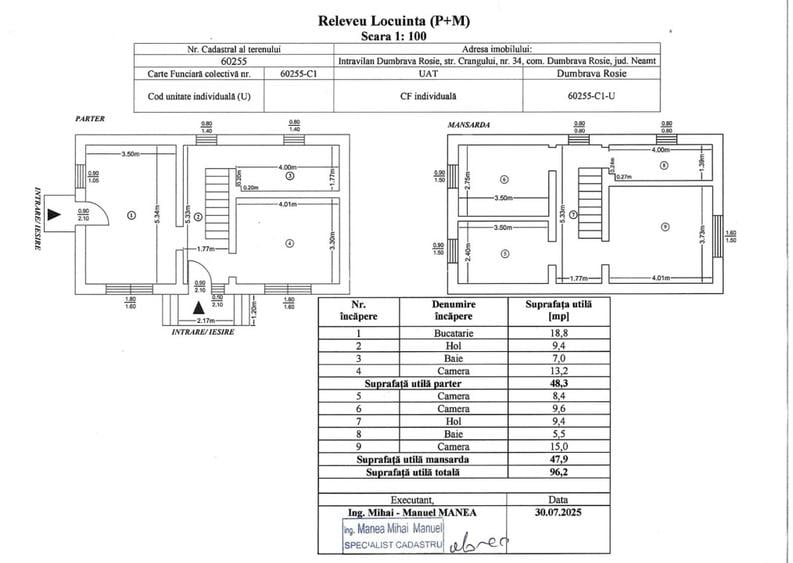 Casa P + 1 , 3 dormitoare, 1 living, 2 bai, bucatarie cu dinning - 6