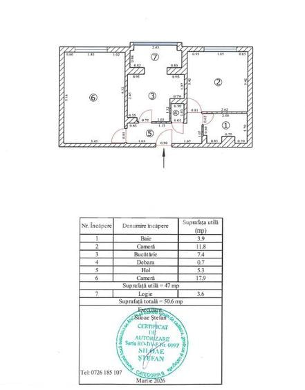 Apartament 2 camere, decomandat, Tractorul, priveliste deosebita – 0% comision - 16